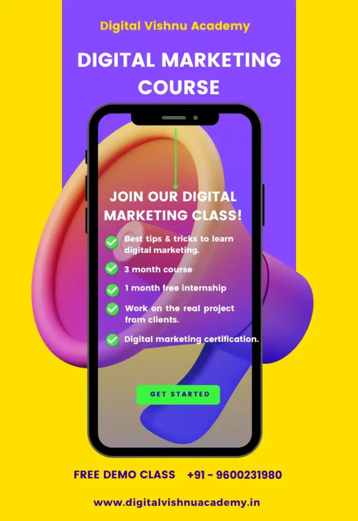 Why Choose Digital Vishnu Academy - Digital Marketing Course in Coimbatore