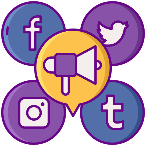 social media marketing icon